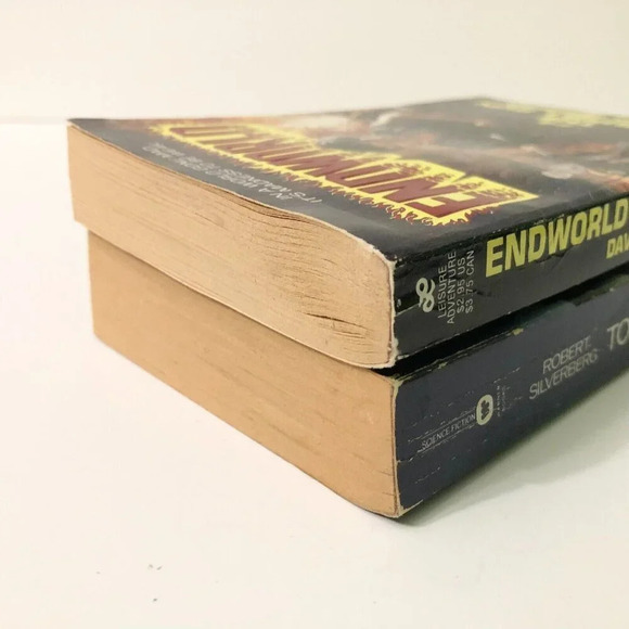 Vtg David Robbins Endworld The Kalispell Run and Tom Obedlam Robert Silverberg - Picture 5 of 16